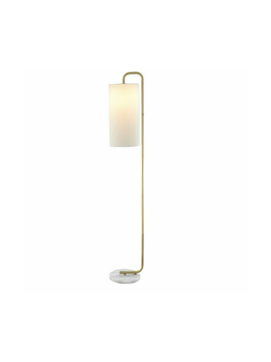 Aca Osaka Stehlampe H160xB26.5cm. mit Fassung für Lampe E27 Gold