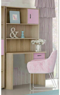 Kids Wooden Shelf N3 Beige 100x30x105cm