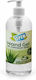 Open Cosmetics Aloe Vera Leaf Extract Antiseptic Hand Gel with Pump 1000ml Lemon
