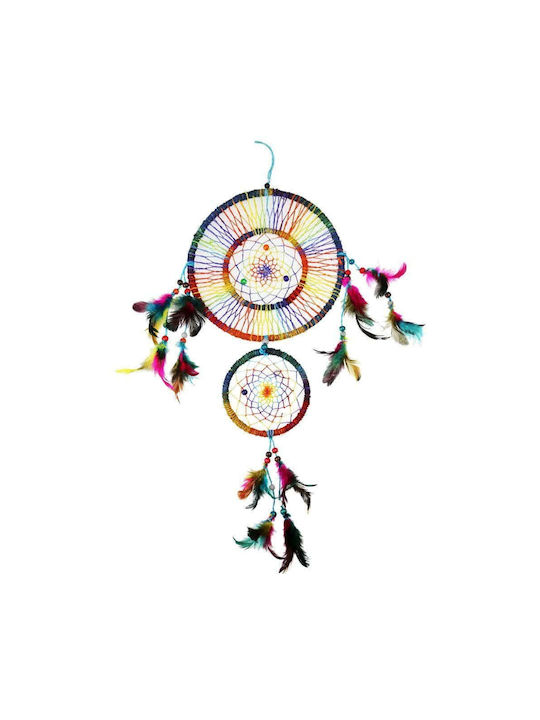 Synchronia Decorativ Dreamcatcher din Tesatura Rainbow 20x80cm 1pcs