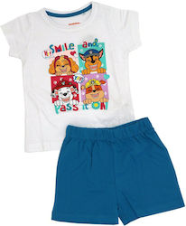 Nickelodeon Kinder Schlafanzug Sommerlich Blau Nickelodeon Kinder Schlafanzug Sommerlich Blau
