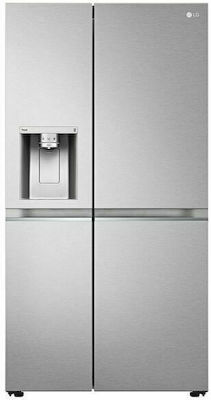 LG GSLV91MBAD Ψυγείο Ντουλάπα 635lt NoFrost Υ179xΠ91.3xΒ73.5εκ. Inox