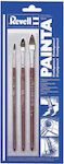 Revell Collection Painta Flatbrush Πινέλο Μοντελισμού 3τμχ