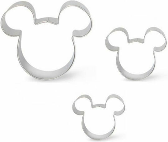 Sugar World Metallic Animal-Shaped Cookie Cutter 3pcs