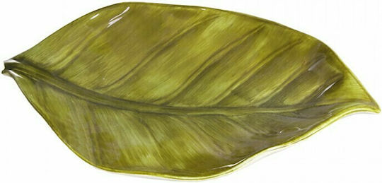 Etoile Platou Decorativ Ceramică Verde 1buc 30x20buc