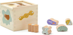 Kids Concept Shape Sorting Toy Κύβος Ταξινόμησης MicroNeo made of Wood for 12++ Months