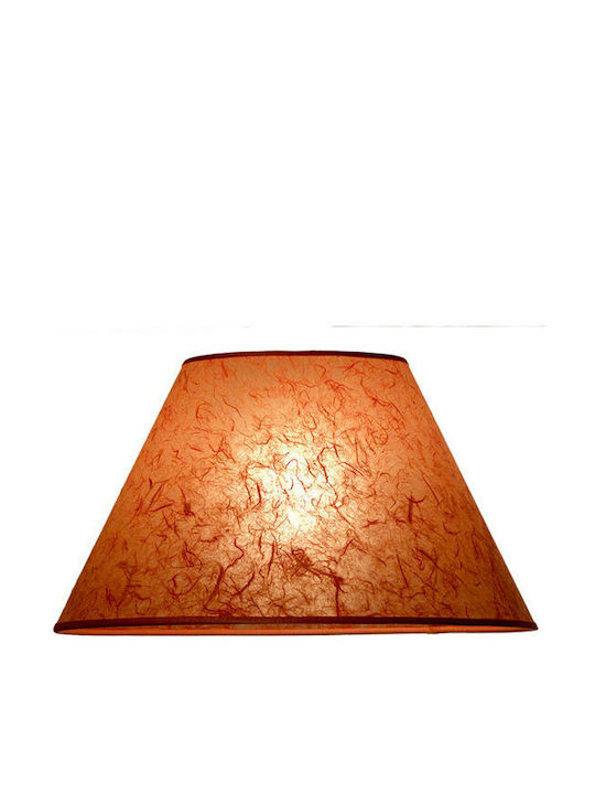 Starlight ΚΑ-ΙΣ-Κ1-30-EΠ Conical Lamp Shade Orange with Diameter 30cm Ceramic