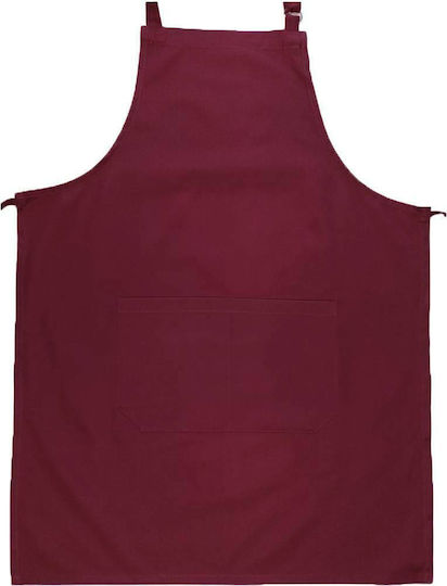 Palatino Ποδιά Σερβιτόρου Ολόσωμη Μπορντό 85x65cm