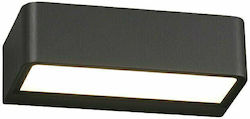 Faro Barcelona ADAY Wandleuchte – Dunkelgrau, 12W LED, Warmweiß 3000K – Moderne Wandlampe Für Wohnung & Flur