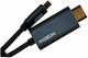 Moxom MX-AX29 Cable HDMI male - USB-C male 1.8m Γκρι