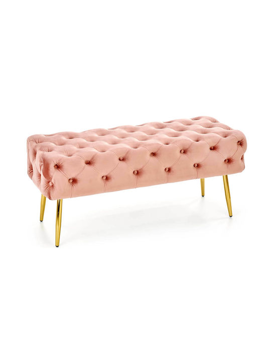 Stool For Living Room Atena Pink 100x45x40cm