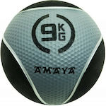 Amaya High Grip Rubber Übungsbälle Medizin 9kg in Gray Farbe