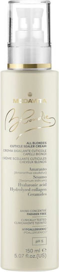 Medavita All Blondes Cuticle Balsam Menținerea Culorii pentru Vopsit Păr 150ml