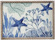 Espiel Διακοσμητικό Τοίχου Seaworld Μπλε από Ξύλο 50x3.8x38cm