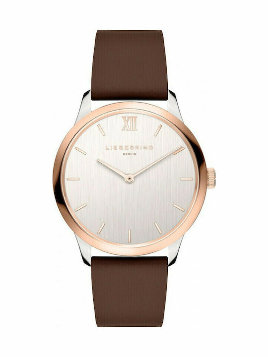 Liebeskind Berlin Women's Watch with Brown Leather Strap