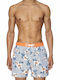 Men's Swimwear Shorts Light Blue Floral