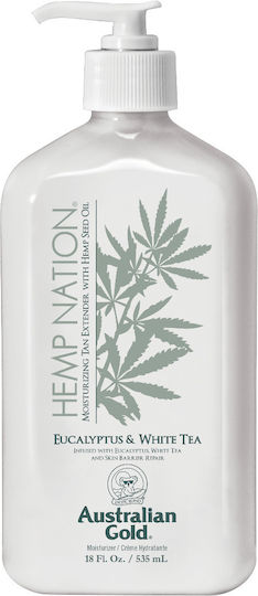 Australian Gold Hemp Nation Eucalyptus & White Tea After Sun Emulsion with Jojoba & Shea Butter 535ml