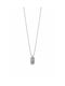 Guess Knight Flower Necklace from Steel