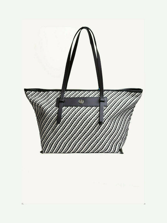 Y Not? Iris Damen Tasche Shopper Schulter Schwarz