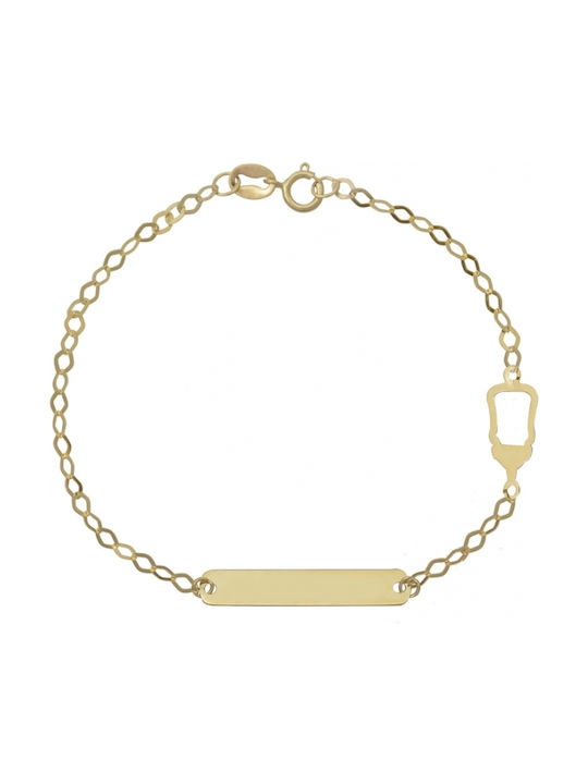 Kids Bracelet ID from Gold 14K