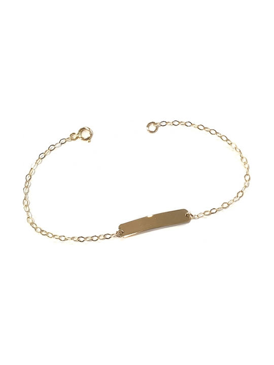 Kids Gold ID Bracelet 14K