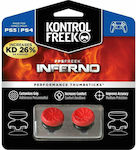 KontrolFreek Performance Thumbsticks FPS Freek Thumb Grips Inferno for PS4 / PS5 In White Colour