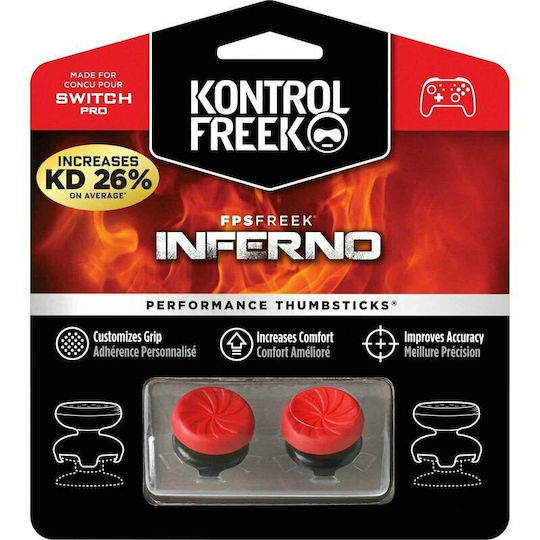 KontrolFreek Гумички за палци за дистанционно управление за Превключвател в бял цвят