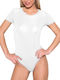 Apple Boxer Short Sleeve Bodysuit White