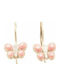 Papoulidis Jewellery Kids Earrings Pendants Butterflies from Gold 9K