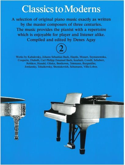 Yorktown Music Press Classics To Moderns Book 2 pentru Pian