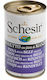 Schesir Nature For Cat Wet Food for Adult Cats in Cans with Beef and Tuna Gluten-Free 140gr