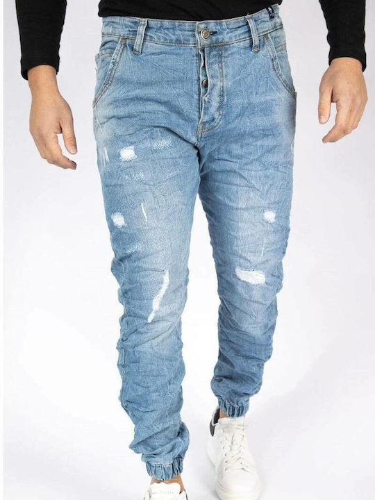 Senior Men's Jeans Pants in Slim Fit Blue