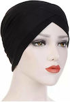Elecool Γυναικείο Υφασμάτινο Μαλακό Τουρμπάνι Simple Black