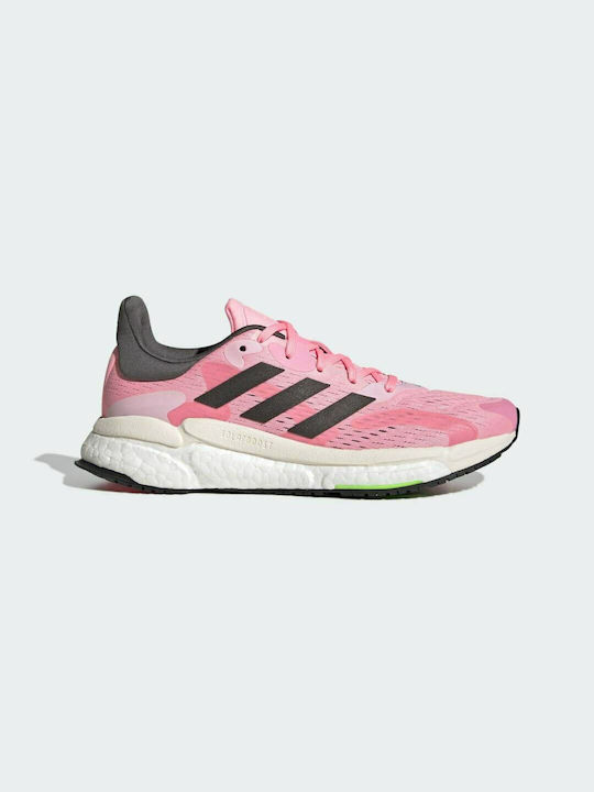 Adidas Solarboost 4 Ανδρικά Αθλητικά Παπούτσια Running Beam Pink / Core Black / Solar Green