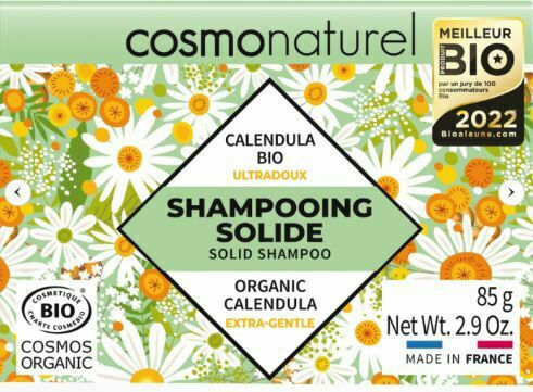 Cosmo Naturel Solid Organic Calendula Shampoo for Normal Hair 85gr
