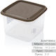 Lunchbox Kunststoff Braun 3000ml 1Stück
