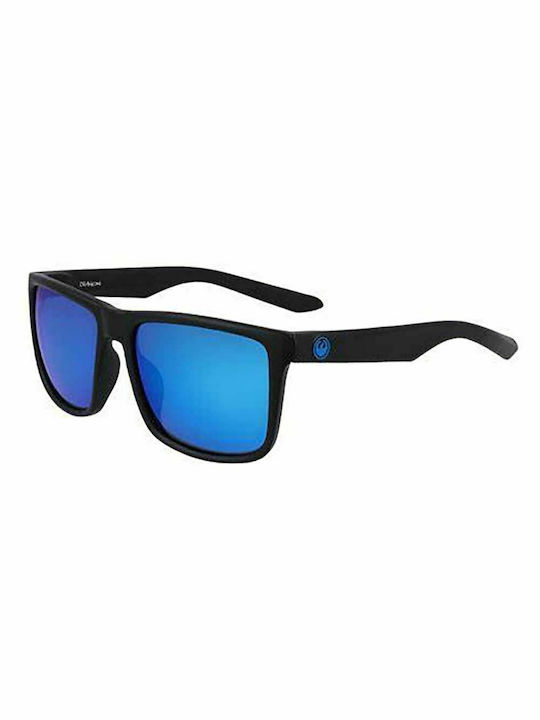 Dragon Alliance Meridien Men's Sunglasses with Matte Black Plastic Frame and Blue Polarized Lens 40456-007