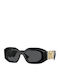 Versace Women Sunglasses With Black Horn-Rimmed Frame And Grey Lens VE4425U GB1/87