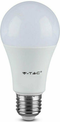 V-TAC LED Lampen für Fassung E27 und Form A60 Naturweiß 806lm 1Stück