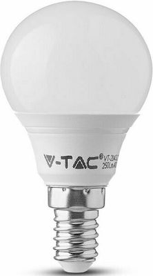 V-TAC LED Lampen für Fassung E14 und Form P45 Warmes Weiß 470lm 1Stück