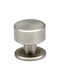 Viometale Knob Furniture made of Metallic in Silver Color D24mm 01.157 1pcs