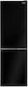 Sharp 331лт NoFrost В186xШ59.5xД65см. Черен SJ-BA10DMXBE BL