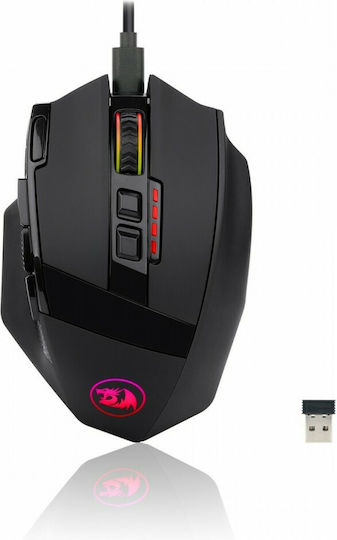 Redragon Sniper Pro M801P-RGB Ασύρματο Gaming Ποντίκι 16000 DPI Μαύρο