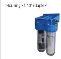 Cronus O' Ring Water Filtration System Double Under Sink / Central Supply Micron 3/4'' 1817333A