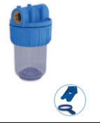 Cronus O' Ring Water Filtration System Single Under Sink / Central Supply Micron ½" 1817192