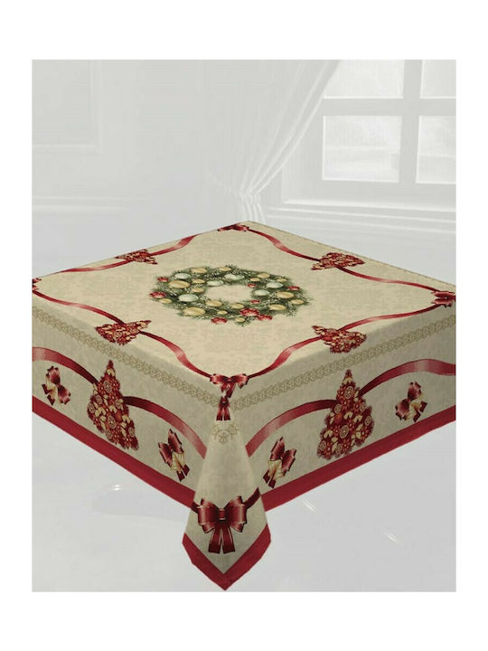 Christmas Tablecloth Felicity 140x180cm Vassiliadιs Bros