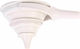 White Silicone Kitchen Funnel
