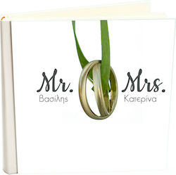 Album my album Mr & Mrs boho style with rice paper 30x30cm and album box - 80 Pages