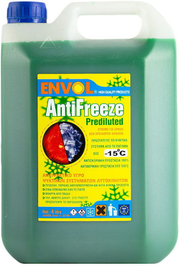 Envol Kühlmittel für den Kühler Auto -15°C Grün Farbe 4Es