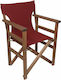 Siesta Exclusive Director Chair Cover Canvas Red 77x49cm